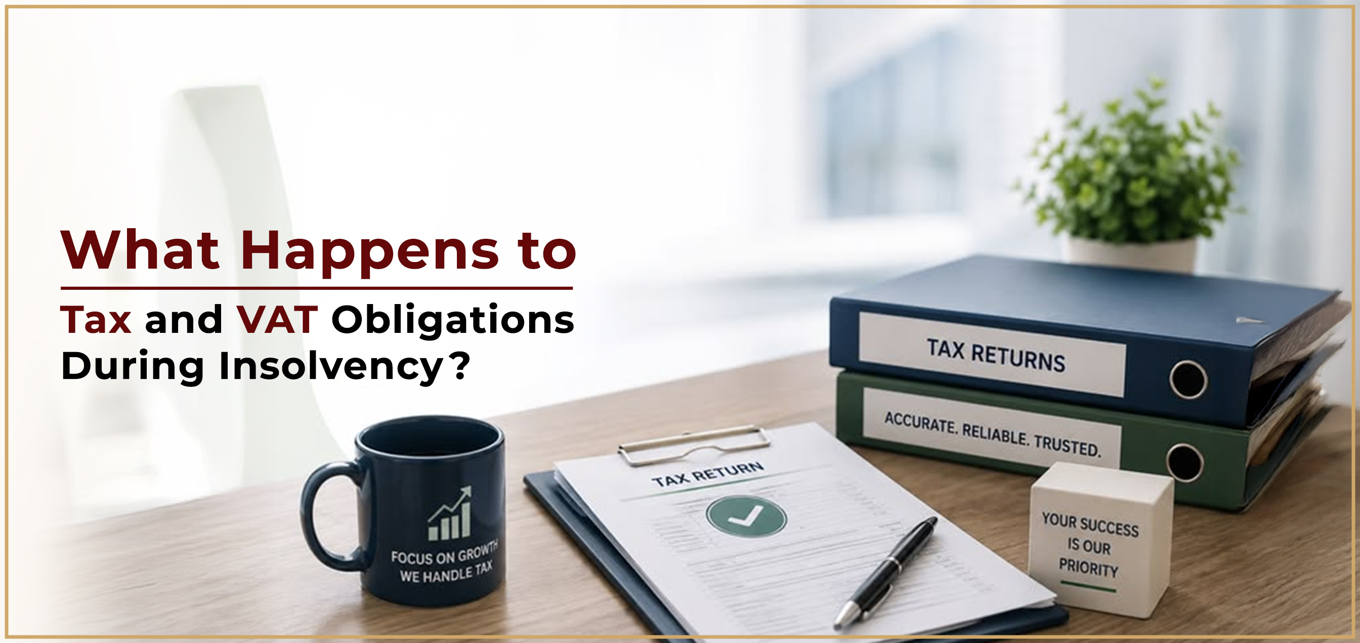 What Happens to Tax and VAT Obligations During Insolvency